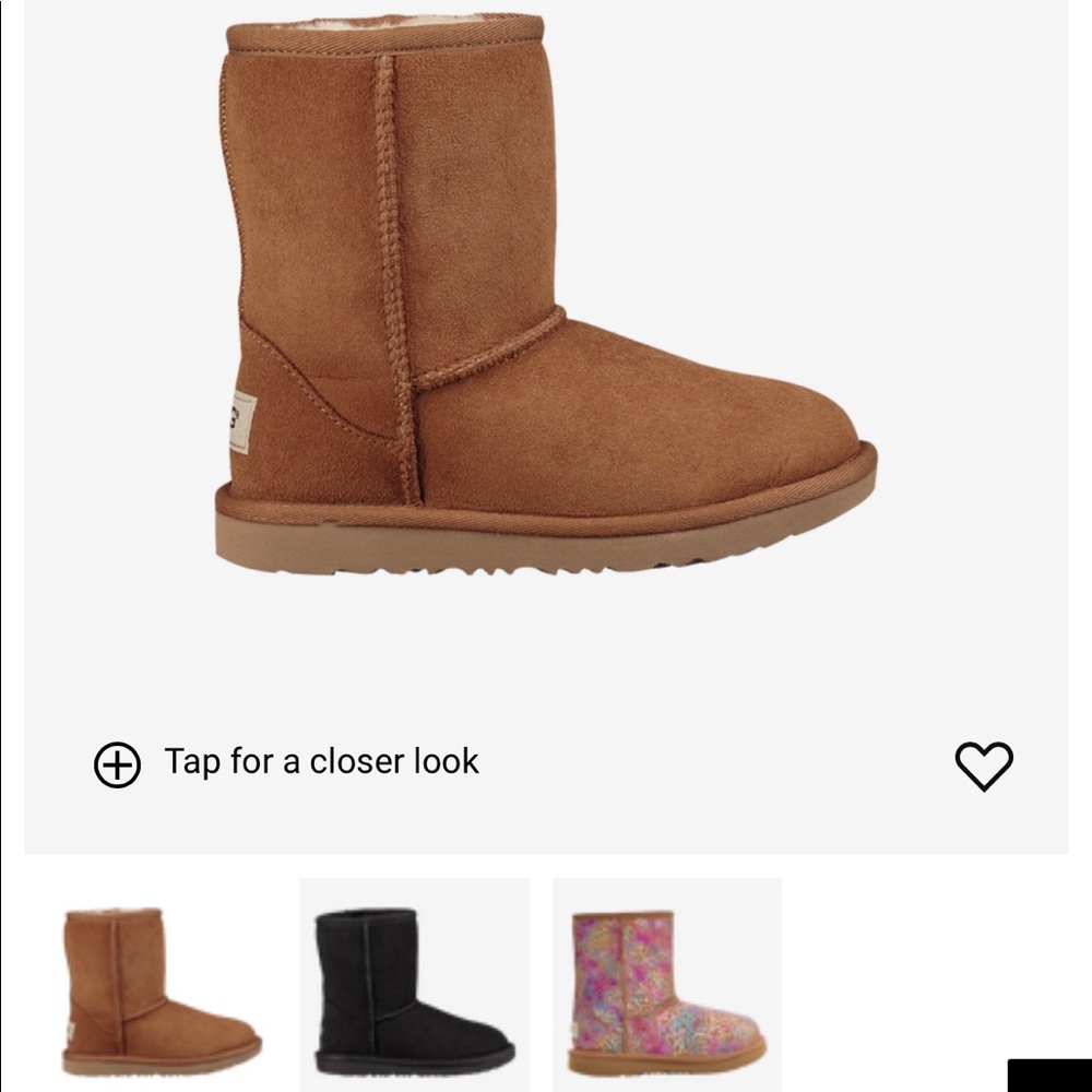 UGG Classic II
Chestnut toddler size 7